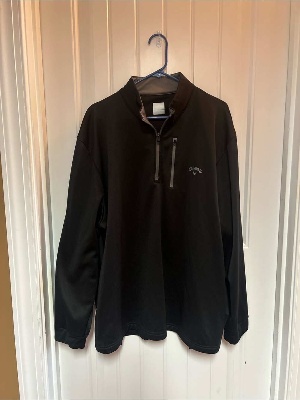 Callaway Black Lightweight Quarter-Zip Shirt Jacket